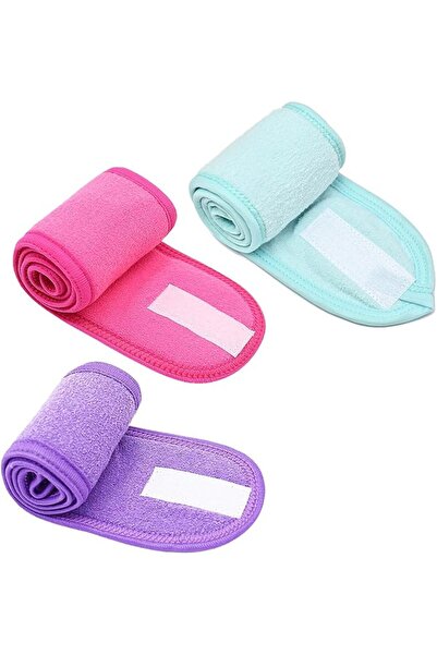 GENERAL 3-Pack Microfiber Magic Hair Headband-Reusable & Adjustable Makeup He...