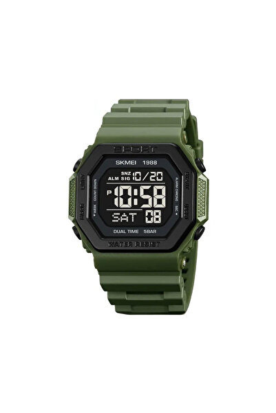 Skmei Ψηφιακό ρολόι χειρός - - 1988 - Army Green