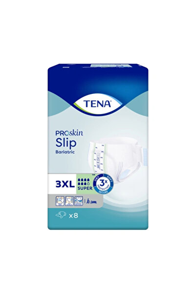 TENA , Adult Diapers Slip Super for Overweight - 8 Pieces