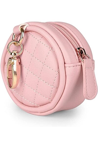 Arabest Pink PU Pacifier Case with Clip,Waterproof Travel Pacifier Holder Pou...