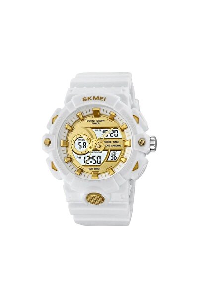 Skmei Ψηφιακό/αναλογικό ρολόι χειρός - - 2225 - White/Gold
