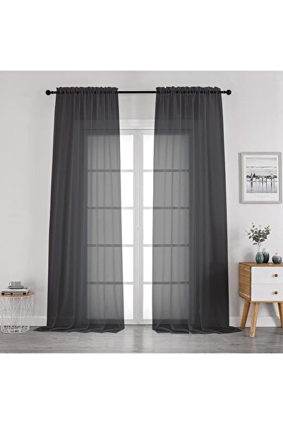 GENERAL ستائر شفافة من أويني بطول 96 بوصة، ستائر شفافة أنيقة لغرفة النوم، ستا...