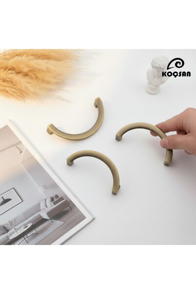 Yc Dekor Mâner Moon C antic galben de 160 mm, mobilier de bucătărie de lux, m...