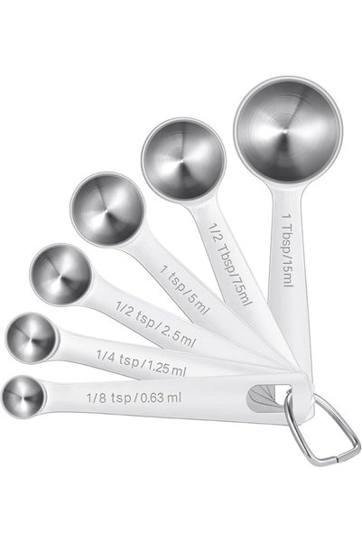 GENERAL 6Pcs Measuring Spoons: 18/8 Stainless Steel Measuring Spoons Set of 6...