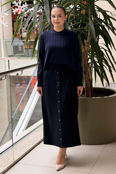 MISS DALIDA Missdalida Solid Color A-Line Skirt