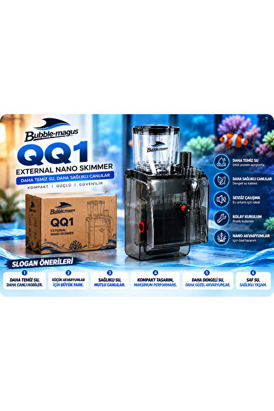 Bubble_Magus_QQ1_Nano_Protein_Skimmer_100_L_Organik_ATIK_Temizleyici