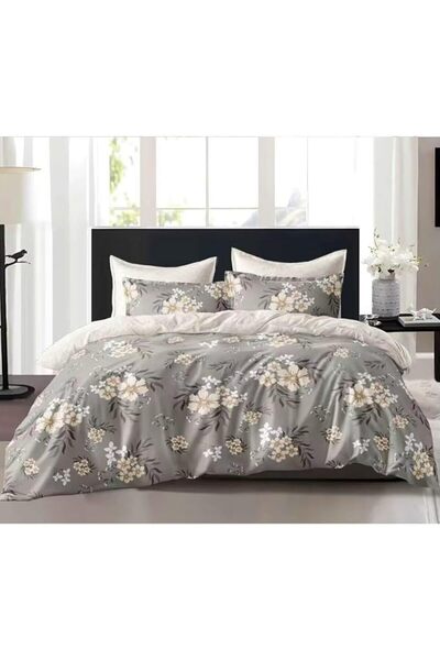 GOLDEN HOME طقم أغطية سرير مقاس كينج/مقاس فردي، غطاء لحاف، غطاء وسادة، 6 قطع،...