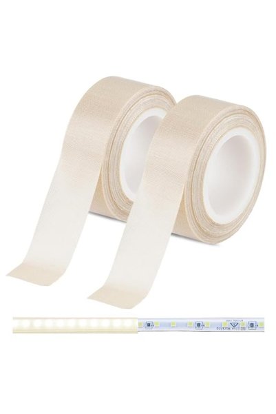 SYOSI 2 PCS Light Dimming Tape for LED Strips, 0.78 Inch x 29 Feet Beige Mask...
