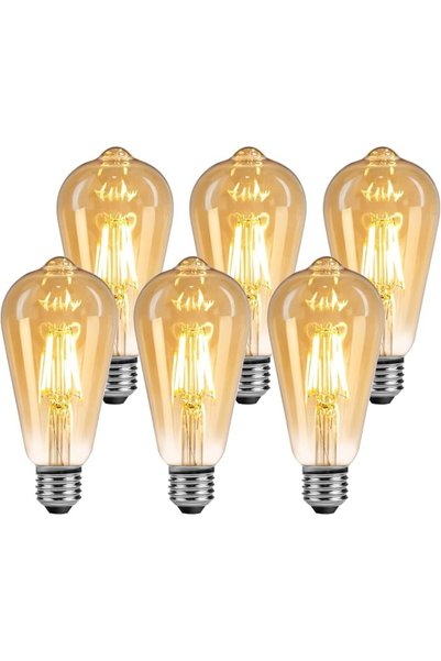 LEPRO مصباح LED E27، مصابيح ST64 E27 كلاسيكية، 220-240 فولت، 4.8 واط 470 لومن...