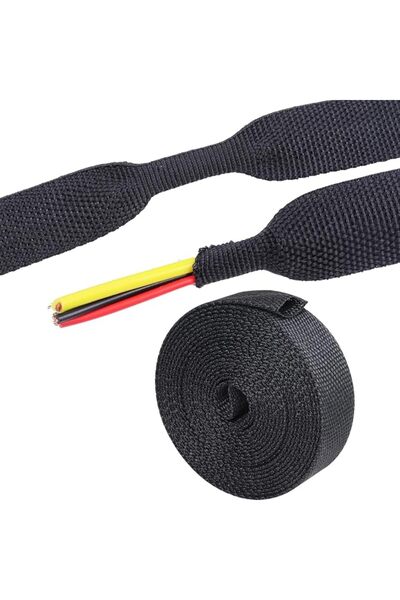 NALACAL 2:1 Ratio Automotive Heat Shrink Braided Sleeve, Cord Protector, Wear...