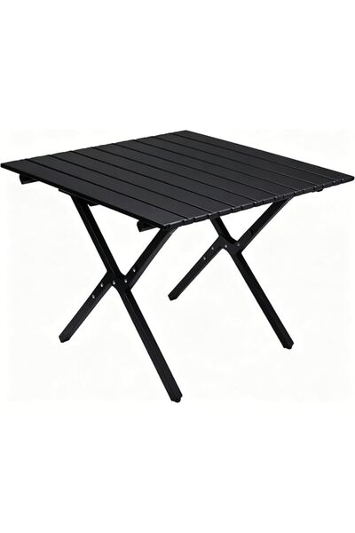 GENERAL Carbon Steel Folding Camping Table, Ultralight Portable Outdoor Side ...