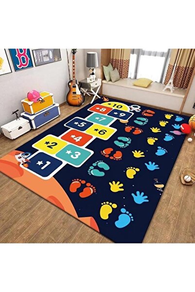 Vixplorn Kids Play Rug Mat 2.6x4 Ft, Anti Slip Floor Carpet for Boy and Girl ...