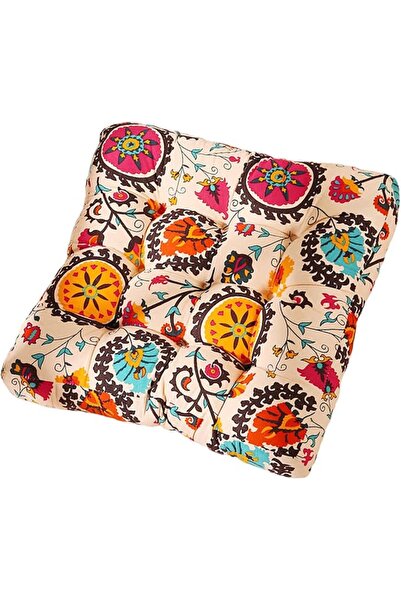 jaffiust Floor Cushion,55x55cm Round Floor Seating Set for Home