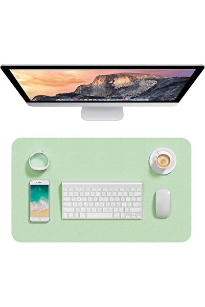 GENERAL Hsurbtra Desk Pad, 23.6" x 13.8" PU Leather Desk Mat, M Extended Mous...