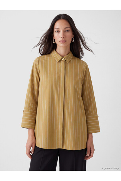 LC Waikiki Lcw Everyday Striped Women's Shirt Tunic
