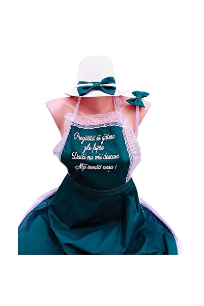 OEM Set dezgatit mireasa si mire 4 piese, personalizat prin broderie