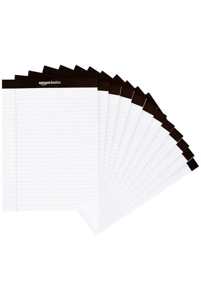 GENERAL دفتر ملاحظات قانوني/خطي عريض من بيزكس، مقاس 21.6 سم × 29.8 سم، أبيض (...