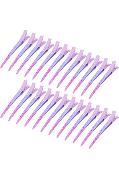 Bantoye 24 Packs Duck Bill Clips, 3.35 Inches Rustproof Metal Alligator Curl ...