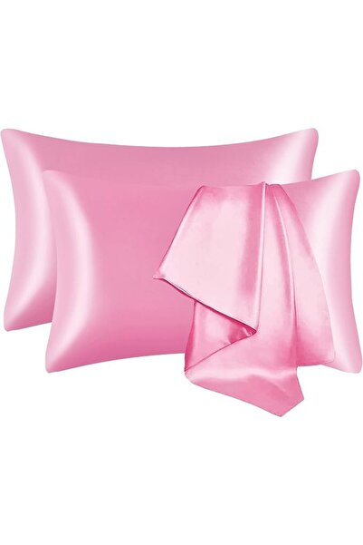 GVTECH Gvtech 2-Piece Satin Pillowcase, Soft and Breathable Silk Satin Pillow...