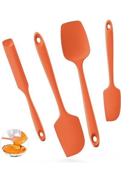 U-Taste Silicone Spatula Cooking Kitchen Utensils (4pcs, Aqua Sky)