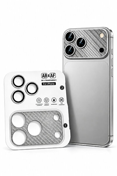 QUSCHU iPhone 18 Pro Max Uyumlu Ultra İnce Tam Kaplama Safir Kamera Lens Koru...
