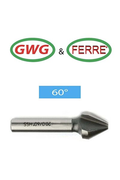 Ferre 60° Havşa Freze 20mm