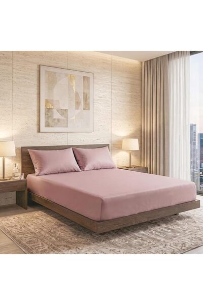 Master Home Textile MASTER Bedding Cotton Fitted Sheet Set, Fits 120 x 200 cm...