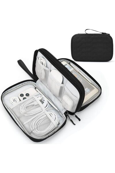 Fyy Electronic Organizer, Travel Cable Organizer Bag Pouch Electronic Accesso...
