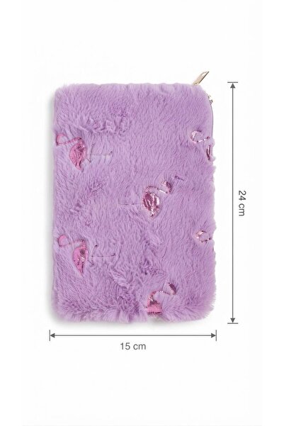 viberia Plush Furry Pen Holder and Makeup Bag Multi-Purpose Organizer Bag wit...