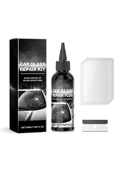 KASTWAVE Windshield Repair Kit, Crack Glass Repair Fluid, Nano Glass Scratch ...