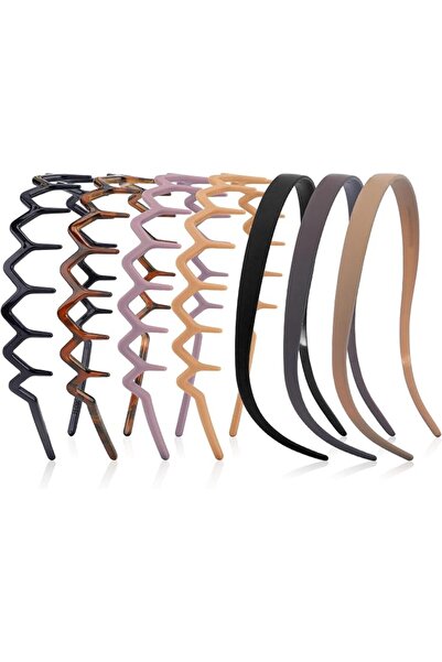 HaveLovely Zig Zag Claw Comb Headbands for Women Girls, Plastic Curly Head Ba...