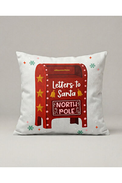 viki concept Santa Claus Mailbox Patterned Cushion Cover 346 – Letters to San...