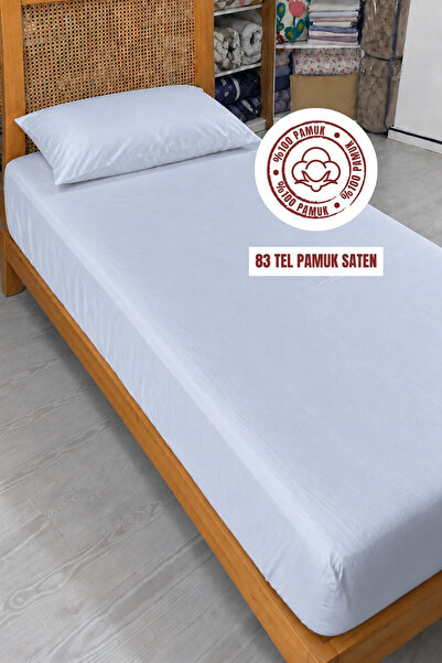sutra Σετ σεντόνια Deluxe Series 100% βαμβακερά σατέν για μονό κρεβάτι – 83 β...