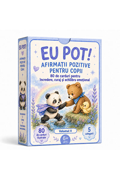 Legendary Gifts EU POT! - Carduri cu afirmații pozitive pentru copii, 80 de c...