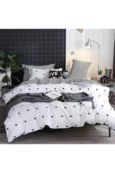 GOLDEN HOME طقم أغطية سرير مقاس كينج/مقاس فردي، غطاء لحاف، غطاء وسادة، 6 قطع،...
