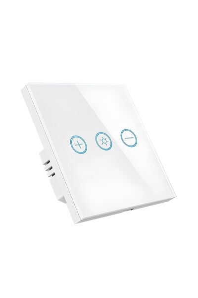 Generic مفتاح إضاءة ذكي قابل للتعتيم، مفتاح إضاءة ذكي بتقنية واي فاي مع لوحة ...