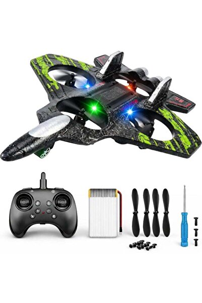 Generic Star Fighter RC Drone – 2.4GHz Remote Control Jet Plane Quadcopter wi...