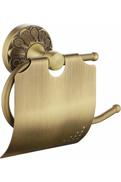 Generic Antique Gold Toilet Paper Holder, Simple Rod Type Toilet Roll Holder ...