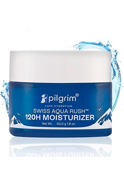 Pilgrim سويس أكوا راش ™   مرطب للوجه يدوم ١٢٠ ساعة |   مصنوع بتركيبة مرطبة قو...