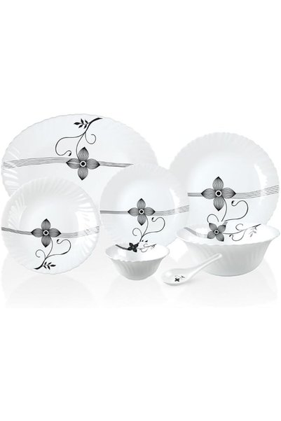 ROYALFORD طقم عشاء أوبال وير، 33 قطعة، RF8982