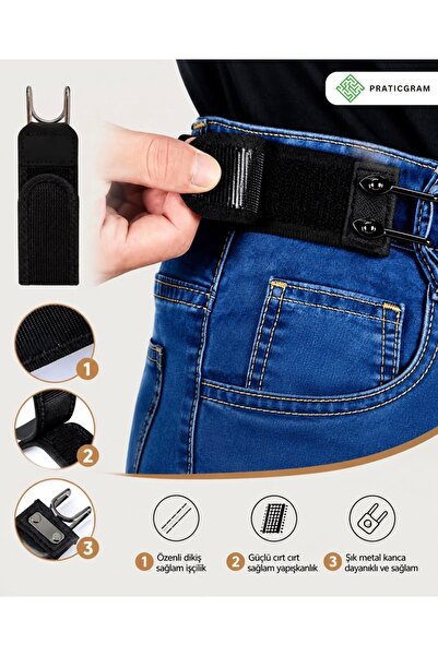 Ayarlanabilir Pantolon Bel Daraltıcı Unisex Kemer Aparatı