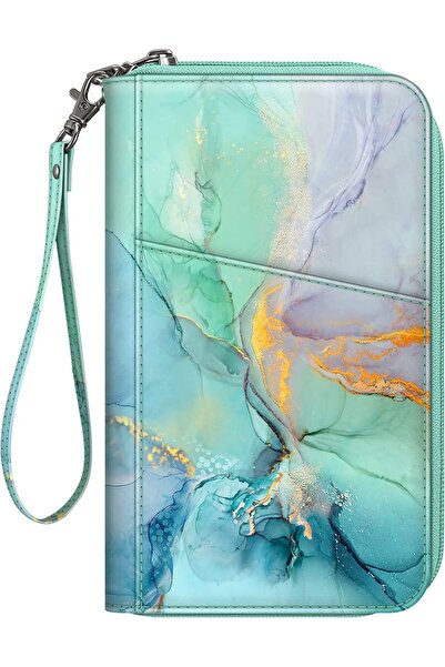 Generic FINTIE Passport Holder Travel Wallet for Family, RFID Blocking Travel...