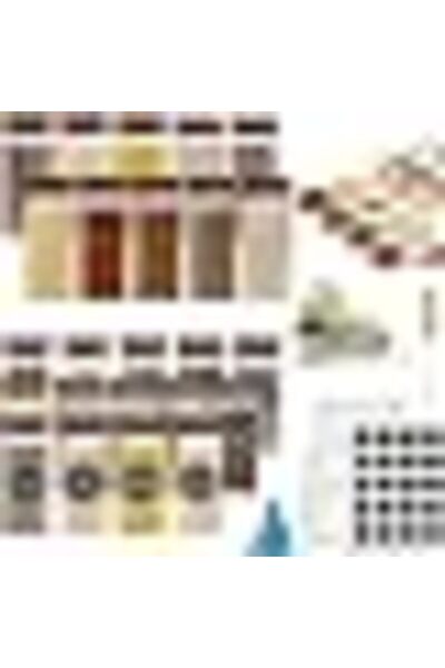 Generic Spice Jars- Glass Spice Jars with Shaker Lids - 4 Oz Square Spice Con...