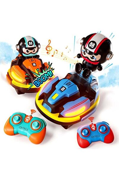 kdeck Remote Control Car Set, 2pcs 2.4GHz Bumper Cars, RC Battle Race Car Toy...