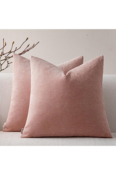 Generic a moment Pack of 2 Decorative Chenille Cushion Cover Throw Pillow Cov...