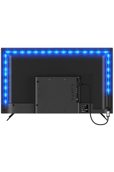 ALPSTAR أضواء LED للتلفزيون، إضاءة خلفية للتلفزيون من PSTAR بطول 2 متر/6.56 ق...