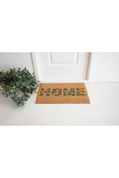 Generic Orchid Home Printed Coir Doormat 40x60 cm, Floral Door Mat Front Door...