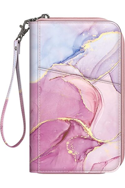 Generic FINTIE Passport Holder Travel Wallet for Family, RFID Blocking Travel...