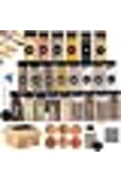 Generic Winsoyya 12pcs Glass Spice Jars with Labels, 4oz Empty Square Glass B...