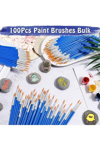Generic Model Canvas Face Nail Art Acrylic Watercolor Craft Supplies, Blue